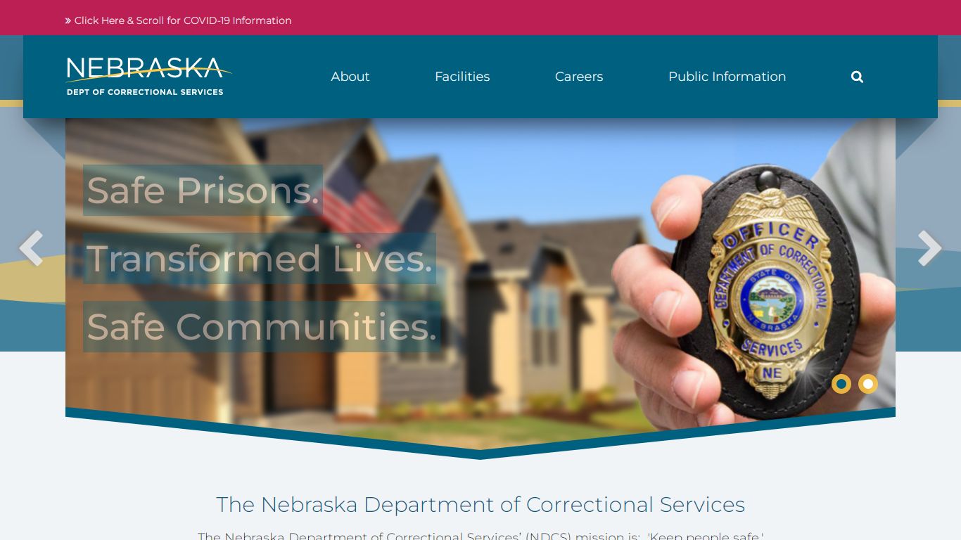 NDCS - Nebraska Department of Correctional Services